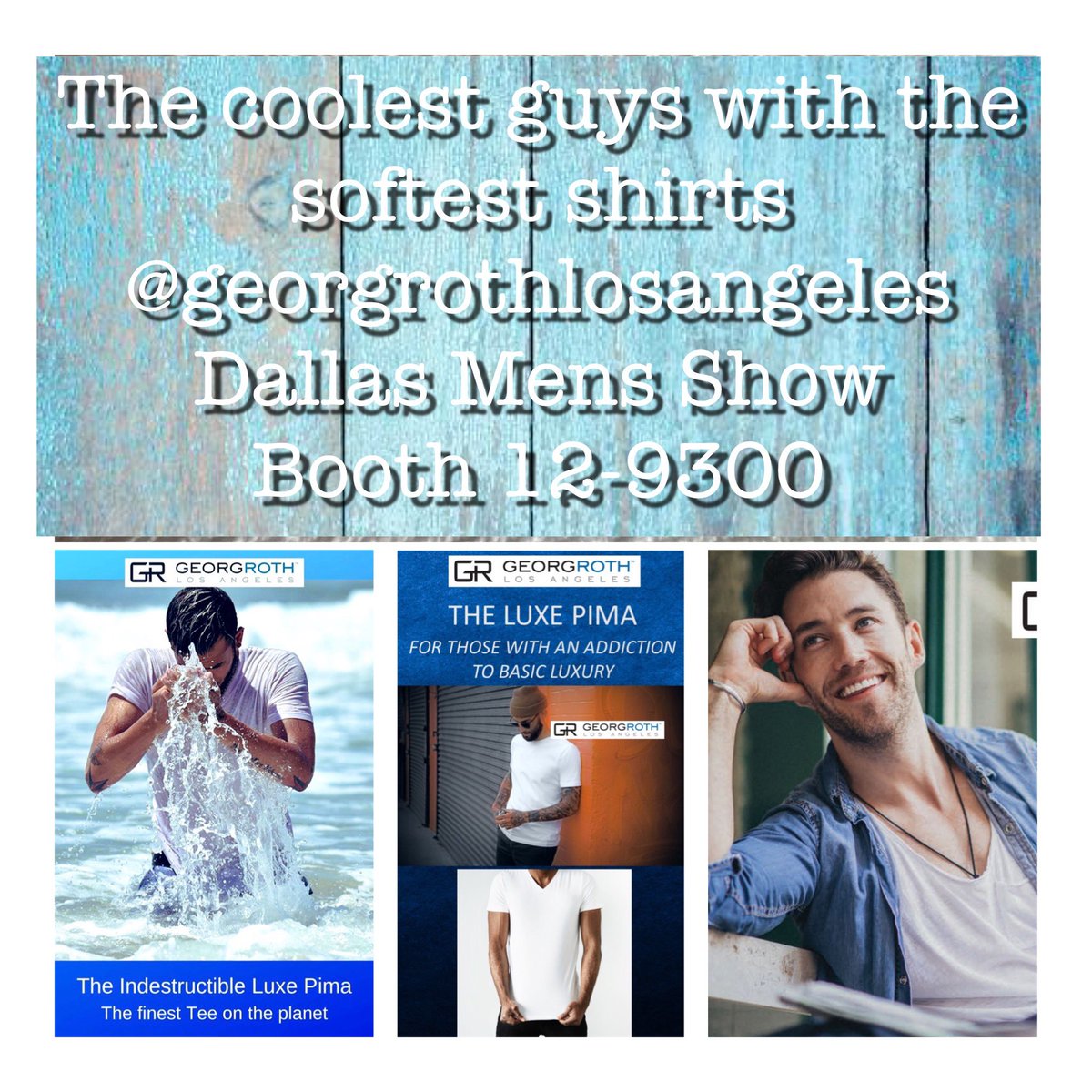 GeorgRothLA's tweet image. Visit “The coolest guys with the softest shirts” @GeorgRothLA @DallasMarket Booth 12-9300
-
#SupportSmallBusinesses #supportlocalretailers #tradeshows @visitdallas #Texas @dallasnews @MRmagazine