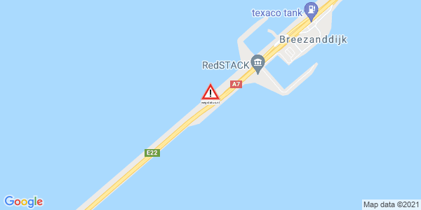 Melding ongeval Breezanddijk