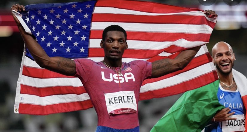 Coach_Naivar's tweet photo. Congrats to Taylor Duck @fkerley99 recording a PR of 9.84 to grab Silver, #Sub44 #Sub20 #Sub10 !!!!!!!! Taylor, Texas and the entire nation is damn proud of you buddy https://t.co/uxnxNdqcs9