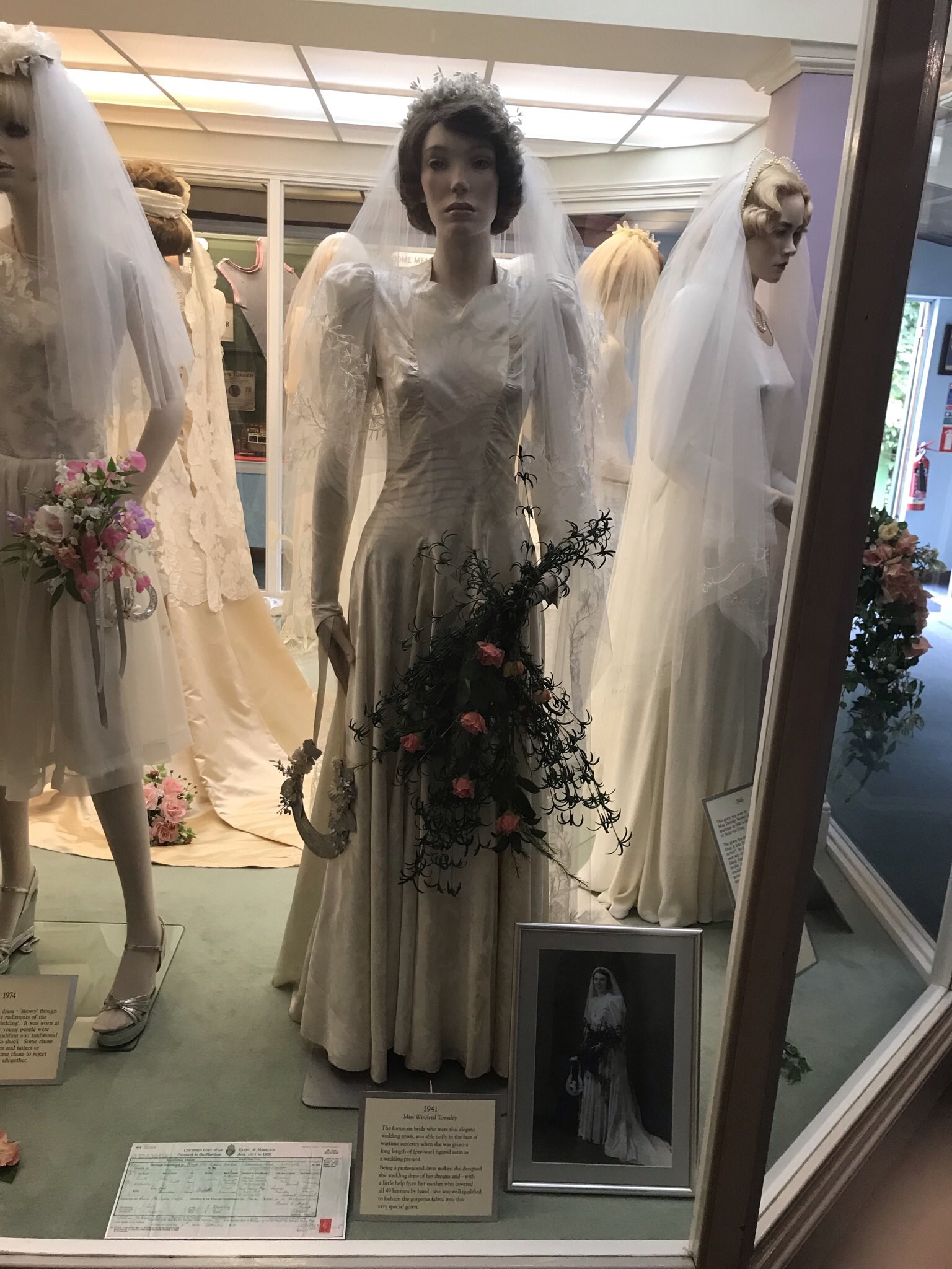 Bren | Brenna Henry History on Twitter: "Some vintage wedding dresses…