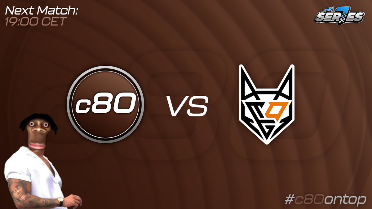 c80 befiehlt euch heute Abend um 19:00 einzuschalten und unser Match gegen <a href="/TOGfoxes/">TeamOrangeGaming</a> in der <a href="/7SeriesRL/">7Series🏁</a> zu schauen 👹☝️ Nach einer überraschenden Niederlage gegen <a href="/EuronicsGaming/">Loading...</a> wird nun der erste W der Season angestrebt 👽 #c80ontop

🕖 19:00
📺 twitch.tv/7seriesrl