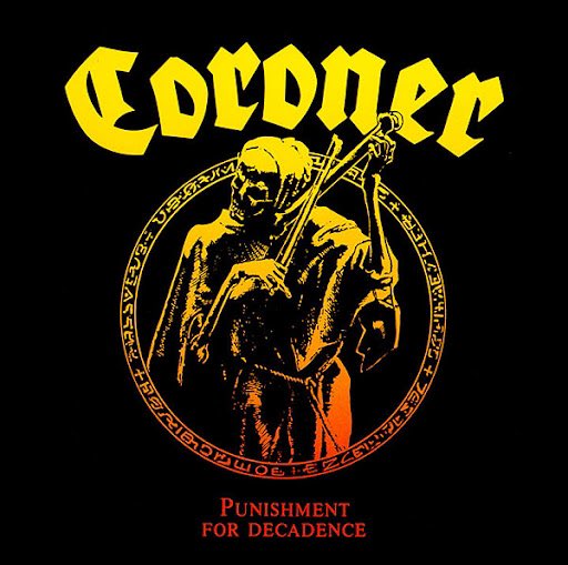 ThisDayInMETAL's tweet photo. Aug 1st 1988 #Coroner released the album “Punishment for Decadence” #SuddenFall #Absorbed #TheNewBreed #MaskedJackal #ThrashMetal 

Did you know…
The band did a cover of the Jimi Hendrix song “Purple Haze” on this album. Due to censorship we can’t post the original album cover. https://t.co/xvULMlVFL7