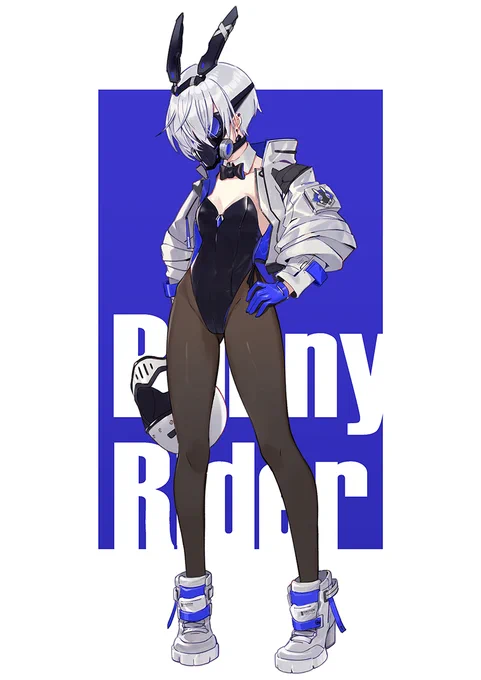 🐰x 🏍️ x ☠️
#バニーの日 