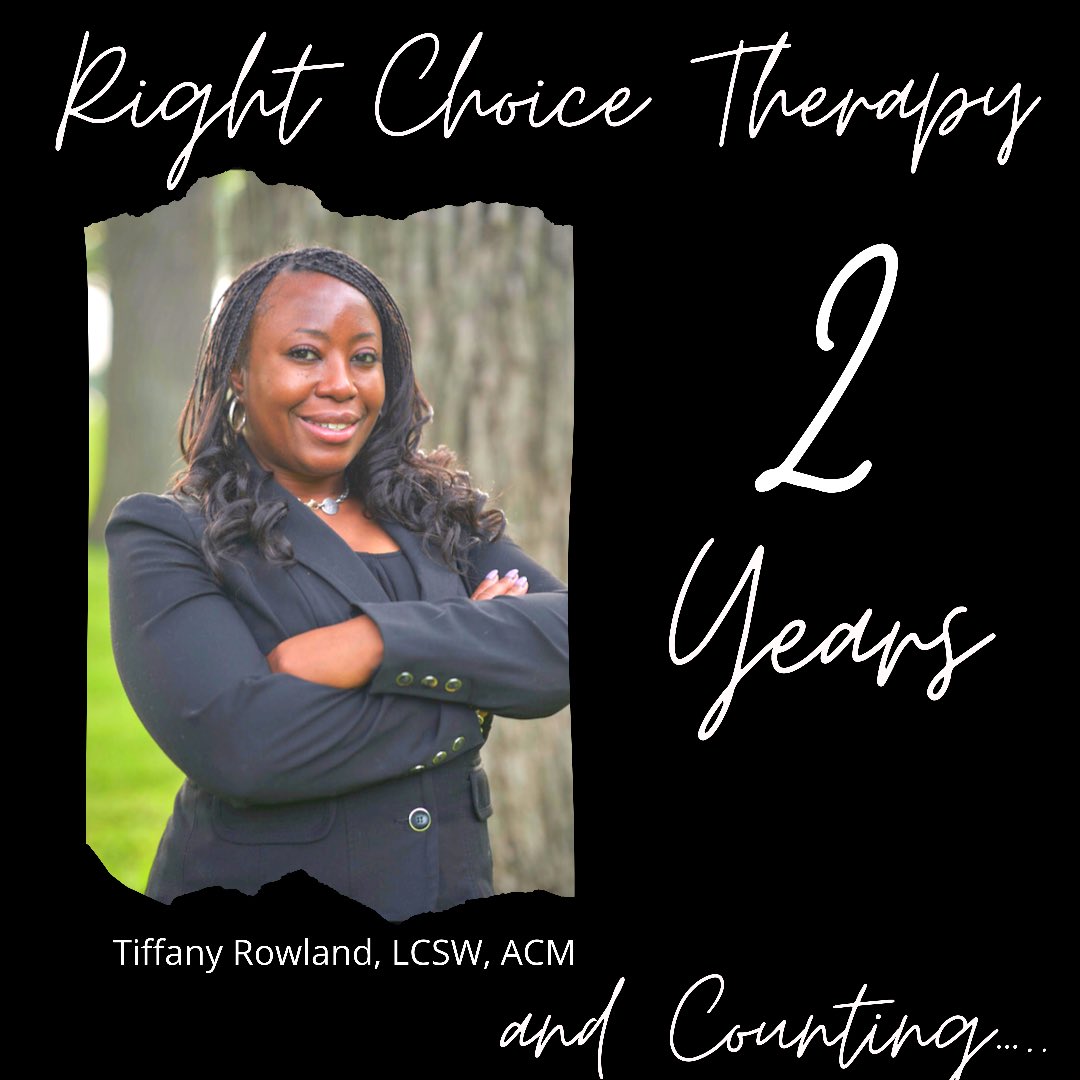TherapyRight's tweet image. August is the official month of Right Choice 2 Year Anniversary!! Right Choice Therapy opened door to clients 2 years ago. #rightchoicetherapy #celebration #therapist
