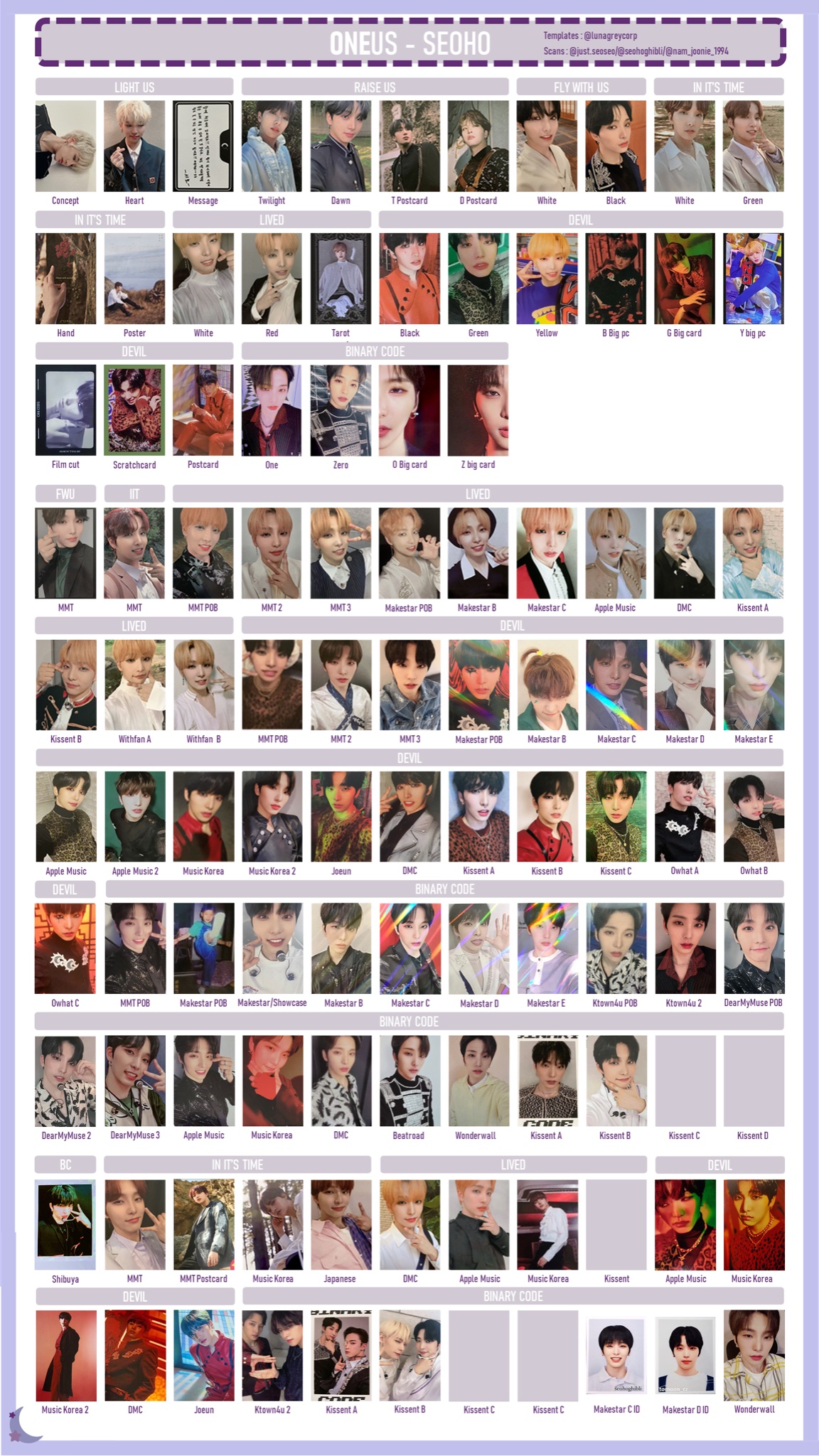 ONEUS ソホ LIT 音放事前録画特典 ポストカード ONEUS - ONEUS added a new photo.