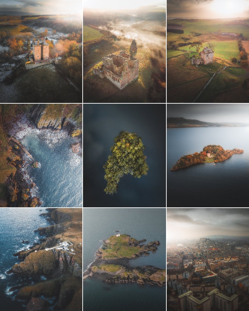 A few of my favourite aerial photos.
Can you tell I like castles and water?😂
#djimavicmini #drone #dronephotography #scotland #VisitScotland