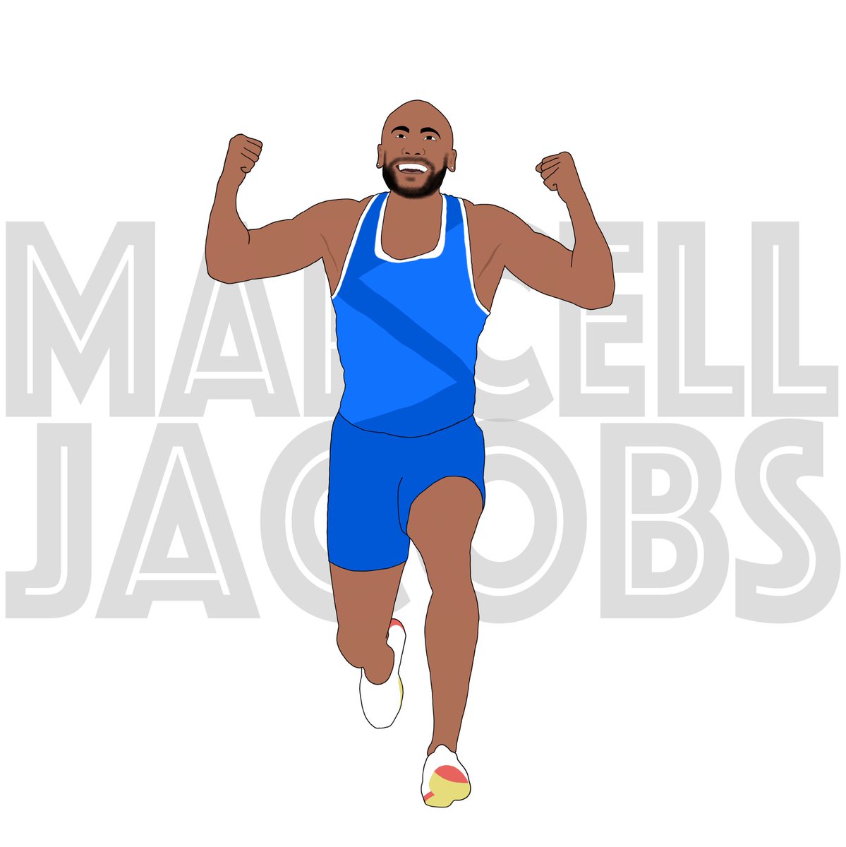 Tokyo 2020 100m Champion, Marcell Jacobs! 🇮🇹