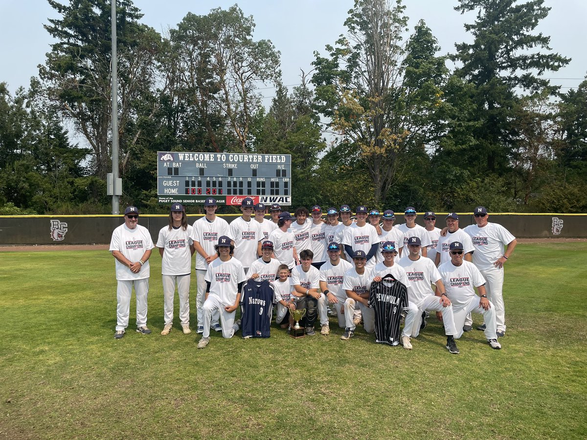 SeattlePremierLeague (@seattlepremier) on Twitter photo Congratulations to <a href="/NarrowsBaseball/">Narrows Baseball Club</a> on their league championship! They beat the <a href="/WashingtonAs/">Washington A’s</a> 4-2 today <a href="/Courterfield/">BC Baseball</a> to earn the sweep and the championship. Congratulations to <a href="/NarrowsBaseball/">Narrows Baseball Club</a> on their league championship! They beat the <a href="/WashingtonAs/">Washington A’s</a> 4-2 today <a href="/Courterfield/">BC Baseball</a> to earn the sweep and the championship.