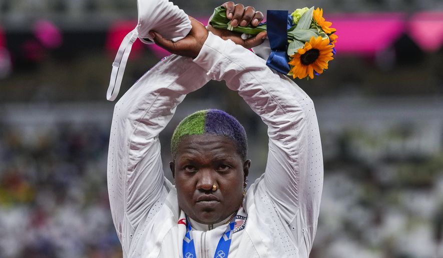 Raven Saunders takes politics to podium with Olympic protest