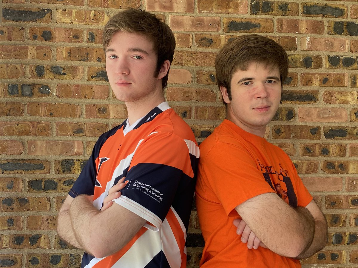 Interview time! Get to meet our twin players, Zach and Sam Krauter. See how two brothers inspire the other in completely different games 🎮 #collegiate #esports #echoarena #VALORANT 

📎esports.illinois.edu/2021/08/01/get…
