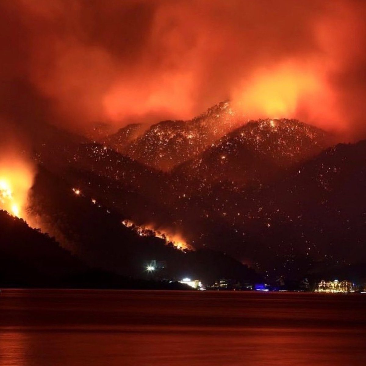 🚨I am calling all the countries who can help us. We are perished and devastated with the total 112 fires. The ones that we can’t stop are still going so strong. We dont have enough fire fighting planes to stop it #HelpTurkey #Turkeyisburning