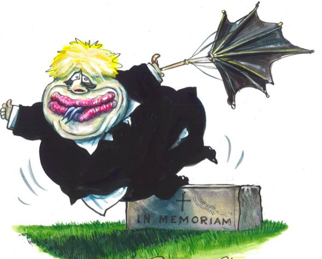 'Prince Charles unlikely to find it funny next time Boris struggles with brolly'