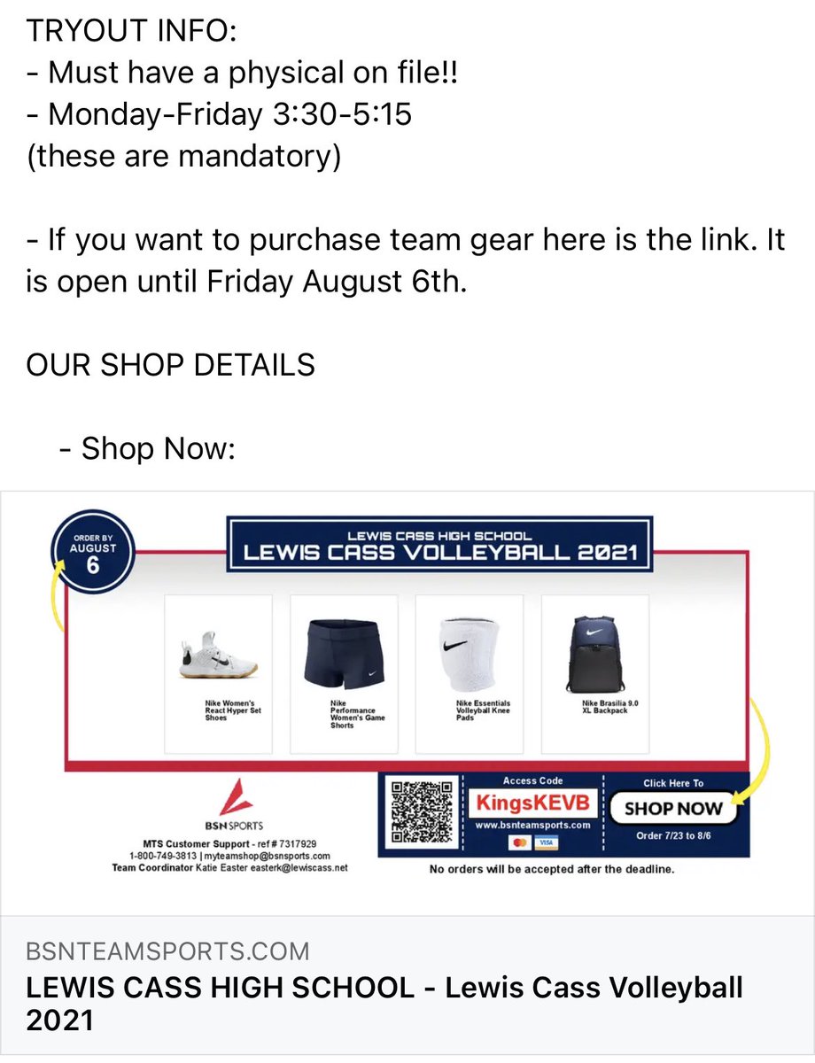 Lewis Cass VB (@lckvolleyball) on Twitter photo 