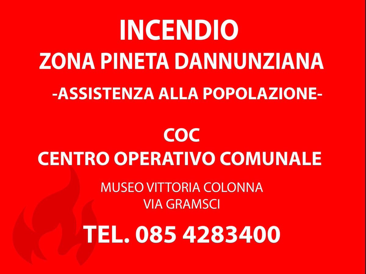 Da diffondere, per favore.
#pescara