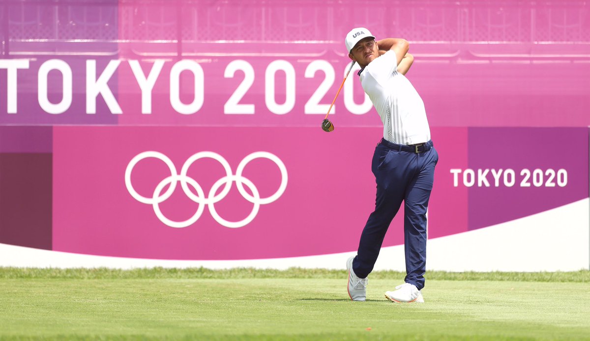 AztecMGolf's tweet photo. So proud of our guy @XSchauffele! #OlympiansMadeHere @GettySport https://t.co/dc8oQ9TNxJ