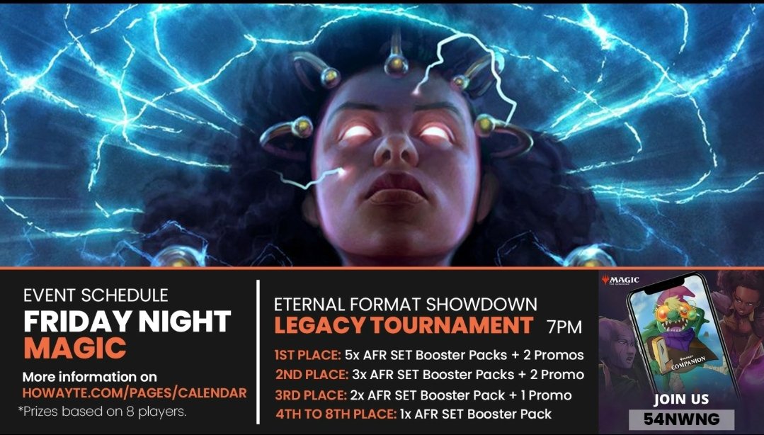 Howayte's tweet image. Awesome #howayte #MTG events incoming!
Don't forget to check out our calendar for details.

howayte.com/pages/calendar