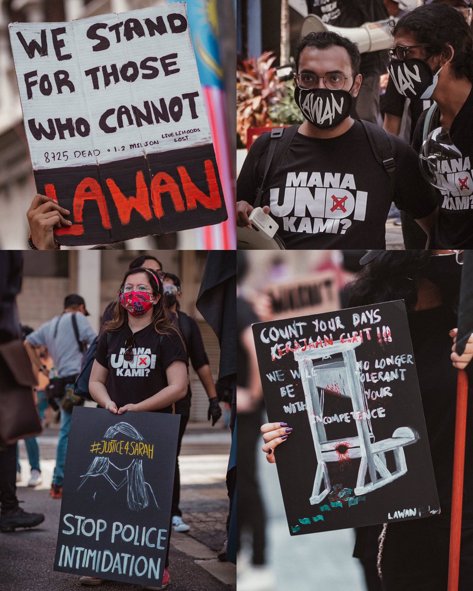 VaneeshaKrish's tweet photo. “In the weeks before the rally, they displayed great amounts of compassion and competence, from 20-page rally kits to live sessions to address concerns.” 

 This piece from the heart goes out to @takterqyira @TharmaPillai &amp; all #Lawan youths being called in for questioning. https://t.co/mmDK9uNRhQ