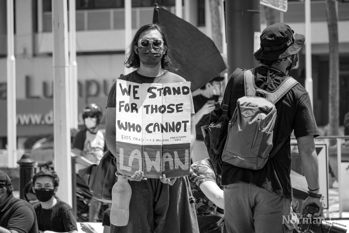 imnormgoh's tweet photo. "We stand for those who cannot" 

#Lawan https://t.co/6nrdlbisWj