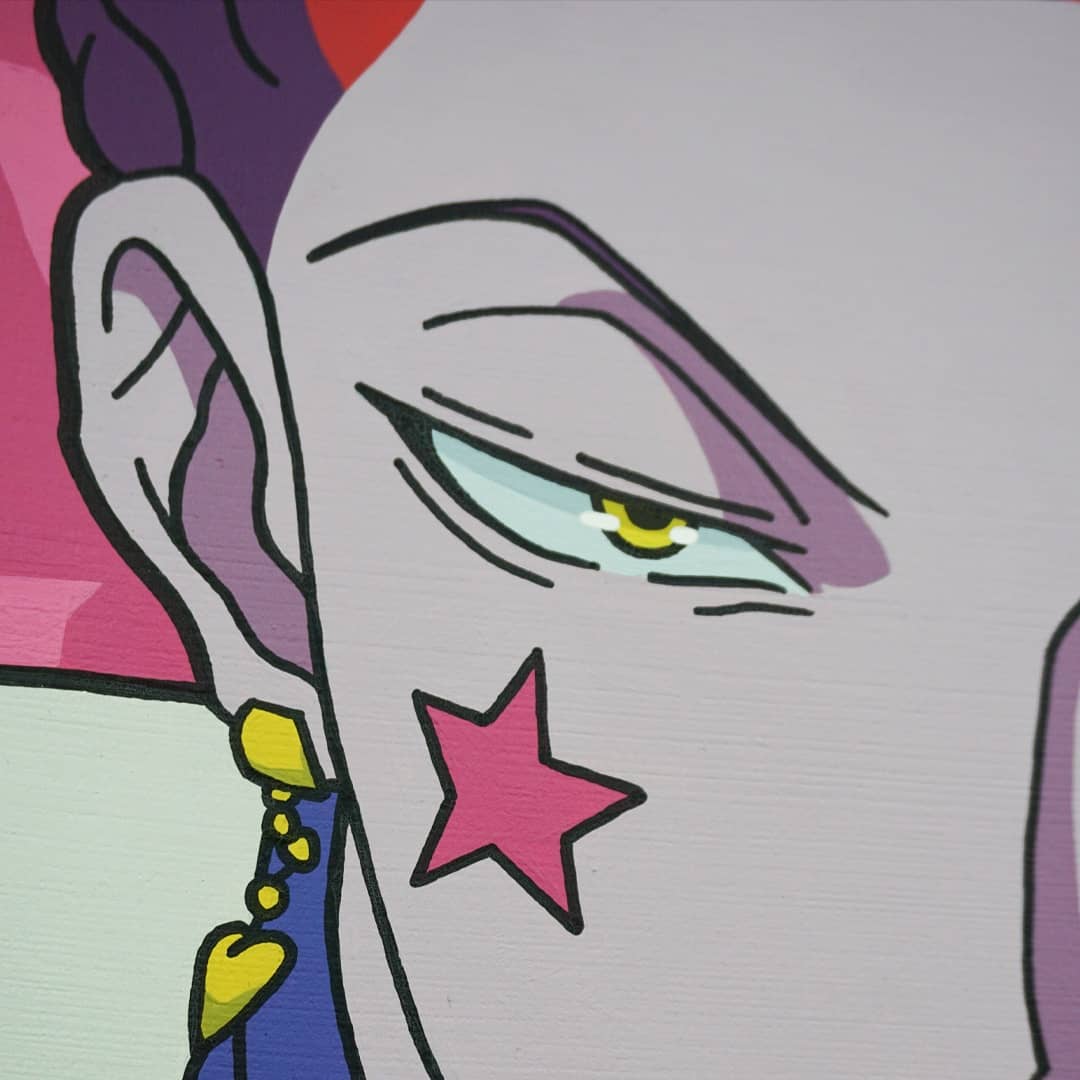 LukeyeArts's tweet photo. Hisoka [10x20] (For Sale) https://t.co/zo8FIiJprQ