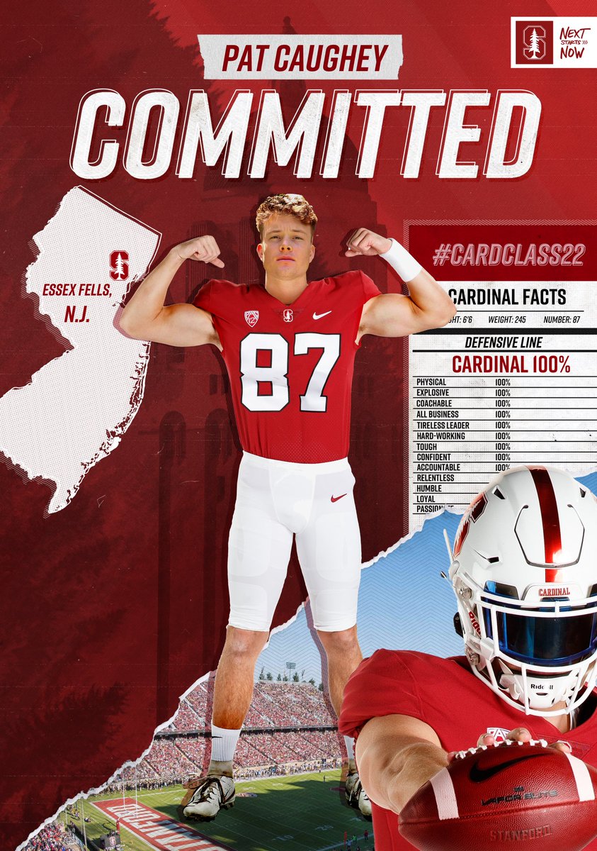patcaughey1's tweet photo. COMMITTED 

#CARDCLASS22
@Coach_Diron 
@CoachDavidShaw 
@StanfordFball https://t.co/eMubcI6x9N