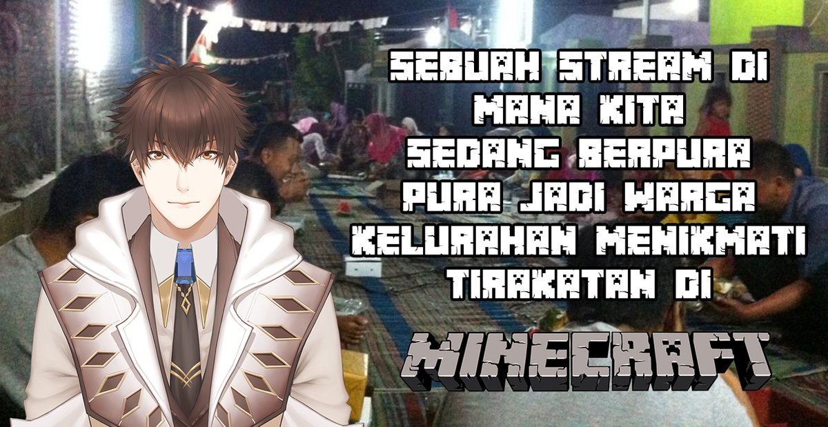 LurcainneNoctua's tweet photo. Tengah malam, otak travelling. Terciptalah ide liar:
Perhatian bagi warga kelurahan, mohon untuk tertib mengikuti tirakatan agar acaranya khidmat. Harap jaga prokes juga. Selamat 17-an!
16 Agustus, Pukul 20.00 WIB (GMT+7)
Lokasi: https://t.co/haTpRodFJo
MERDEKA! https://t.co/SV0jSs29XL