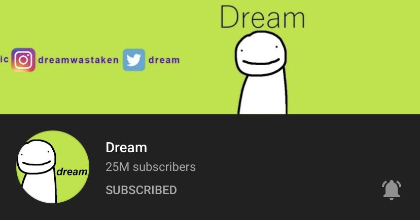 DatOnePotatoBoi's tweet photo. Congrats dream!!!!:D #CONGRATSDREAM #25MIL https://t.co/2jOMjSek8w