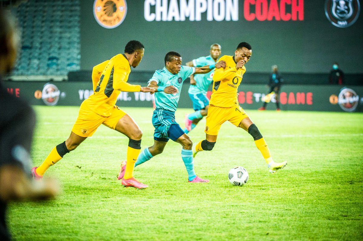 90 + 4' | #KC 0 (4) : 0 (3) #OP 

Full time score: Kaizer Chiefs 0 (4) : 0 (3) Orlando Pirates. After penalties.

Orlando Pirates  ✔️✔️❌❌✔️
Kaizer Chiefs      ✔️ ✔️❌✔️✔️

Kaizer Chiefs are the 2021 Carling Black Label Cup Champions!!!

#Amakhosi4Life #CarlingCup