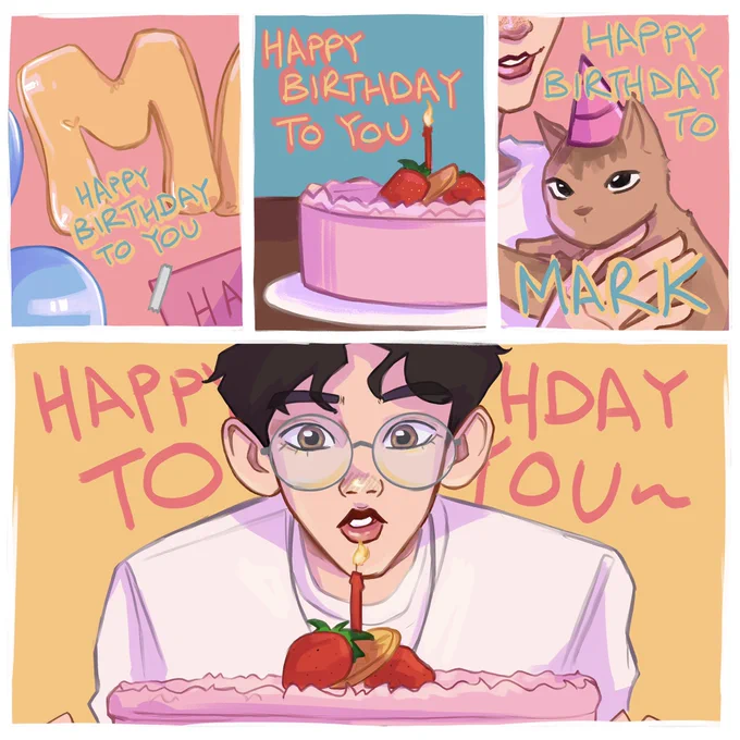 unoffishal roommate au🐠 #markhyuck

happy mark day🎂 [1/2] 