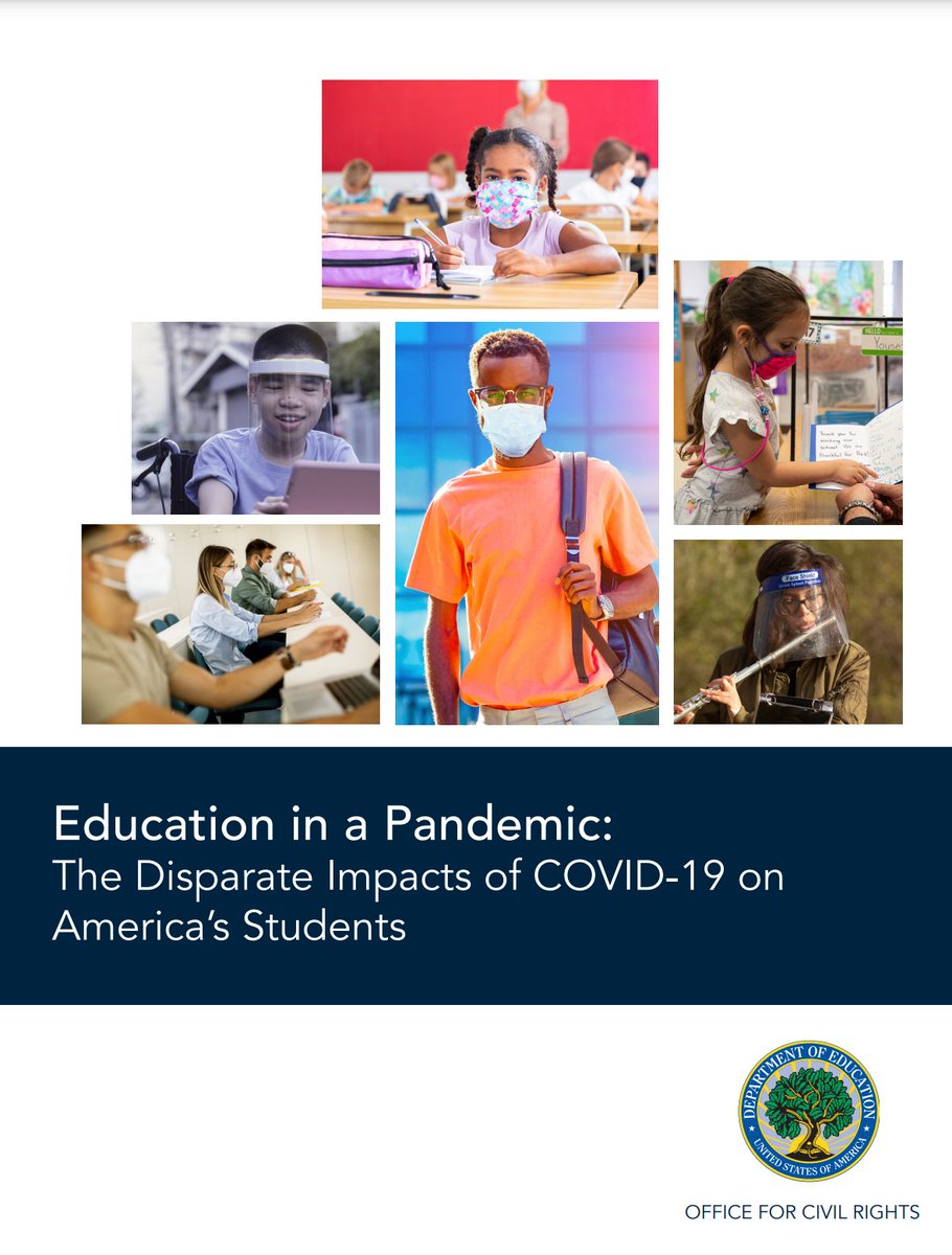 WalterinDC's tweet image. @usedgov #OCR #civilrights Education in a Pandemic: The Disparate Impacts of COVID-19 on America’s Students www2.ed.gov/about/offices/… #ASCDL2L #edchat #educhat #edreform #edadmin #edleadership #ASCDgr #edpolicy #edtech #edutech #K12 #highered
