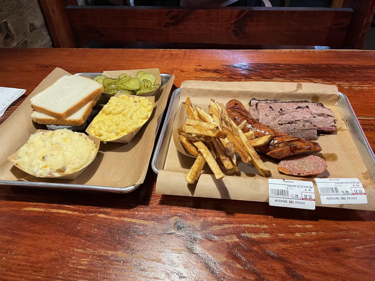 Z_Ag11's tweet photo. Ok @DoubleE65 I always see you posting about good BBQ places you go to. This place was pretty top notch. Ever tried Hutchins BBQ in Frisco? https://t.co/b0lsRMiGhL