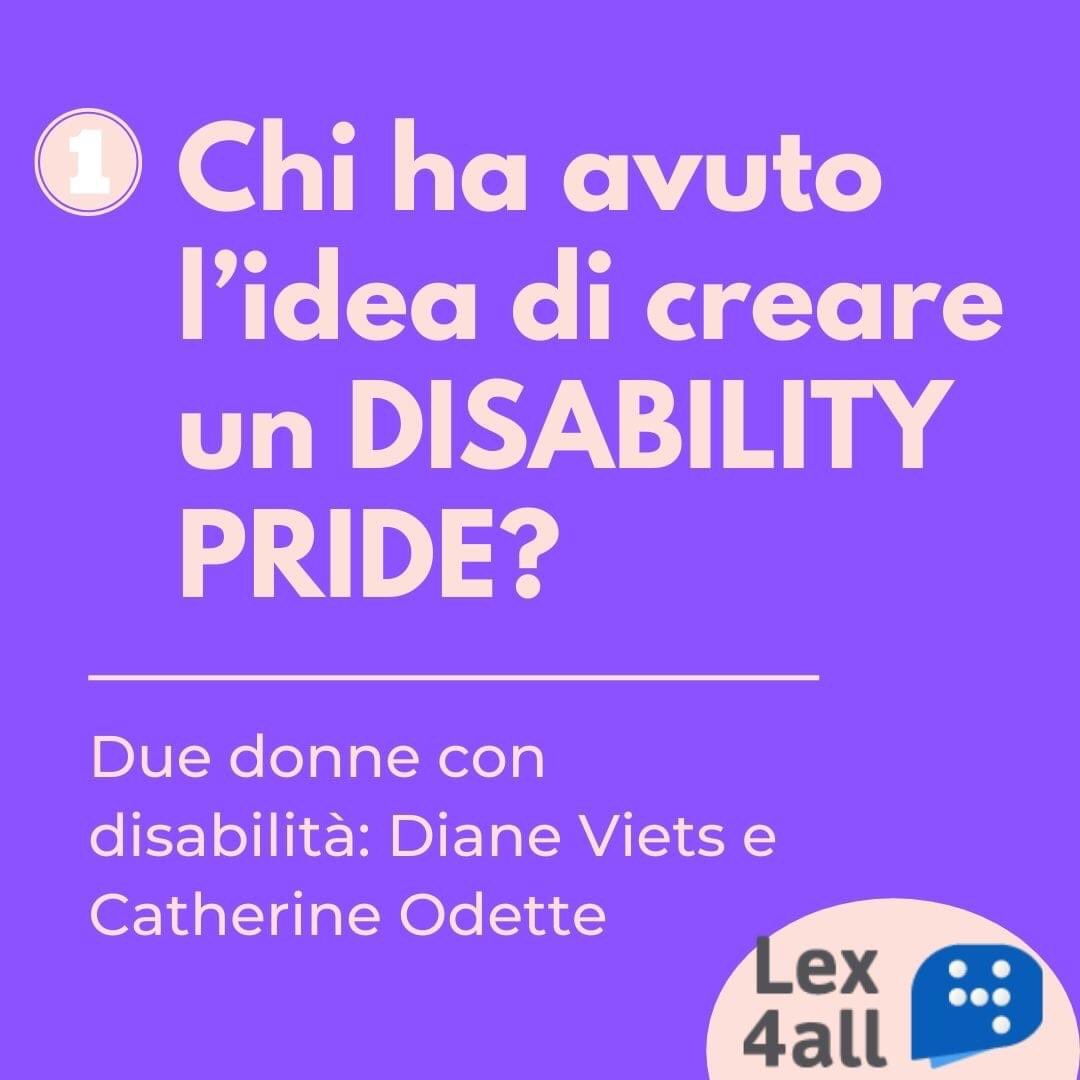 HaydeeLex4All's tweet photo. Che ruolo hanno avuto le #donne con #disabilità nel #DisabilityPride ? 

👉 i dettagli nella nostra guida 🥰 

Follow 🌈 #lex4all https://t.co/cXfJbiuWF8