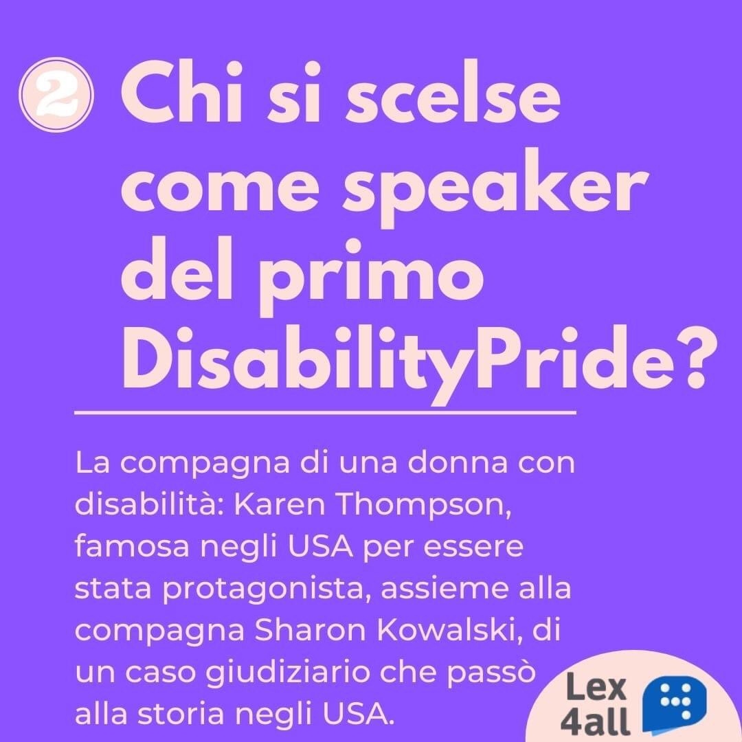 HaydeeLex4All's tweet photo. Che ruolo hanno avuto le #donne con #disabilità nel #DisabilityPride ? 

👉 i dettagli nella nostra guida 🥰 

Follow 🌈 #lex4all https://t.co/cXfJbiuWF8