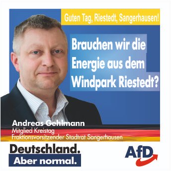afdgehlmann's tweet photo. Der Bürgerprotest gegen den Bau des Windparks zwischen Riestedt und Sangerhausen nimmt Gestalt an. Emotionen reichen nicht aus, um den politisch gewollten Windpark zu stoppen. Dazu bedarf es organisations-politischer Strukturen, wie eine Bürgerinitiative.
https://t.co/SDIlXLKyiy https://t.co/b3oX45EdUV