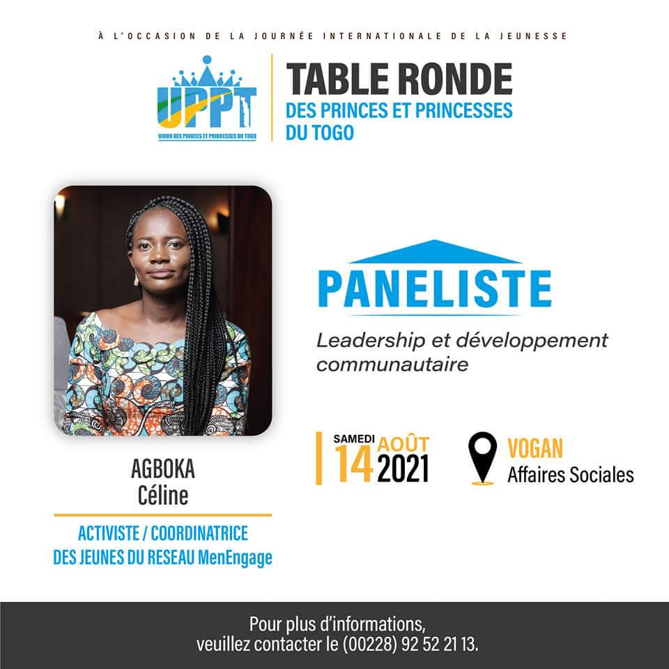 AgbokaCeline's tweet photo. Le Leadership et le Développement Communautaire.
Le 14 août 2021
#UPPT
#engagementdesJeunes https://t.co/fdbtavheYo