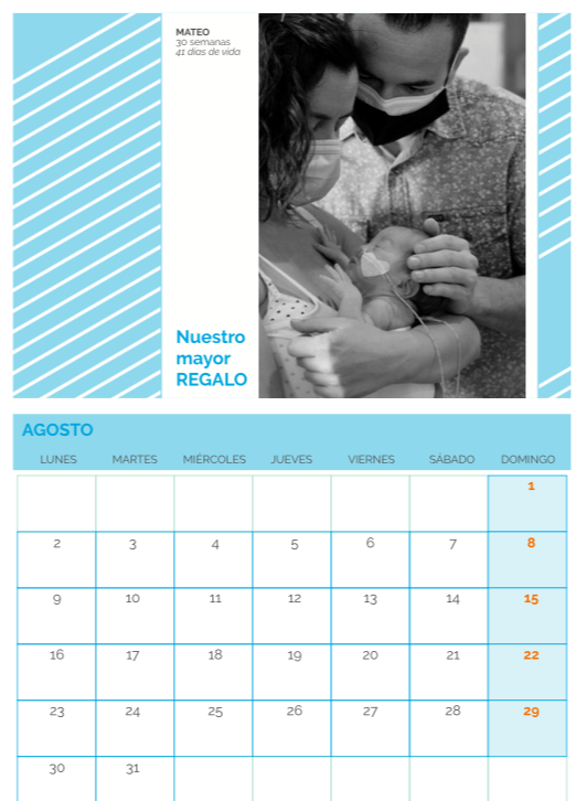 ApremdeT's tweet photo. Bienvenidos a #Agosto desde @ApremdeT es todo un regalo presentar a Mateo #prematuro valeroso que nació a las 30 semanas ¡Gracias por la inspiración! #calendarioApremdeToledo https://t.co/4GSEL4g8SA