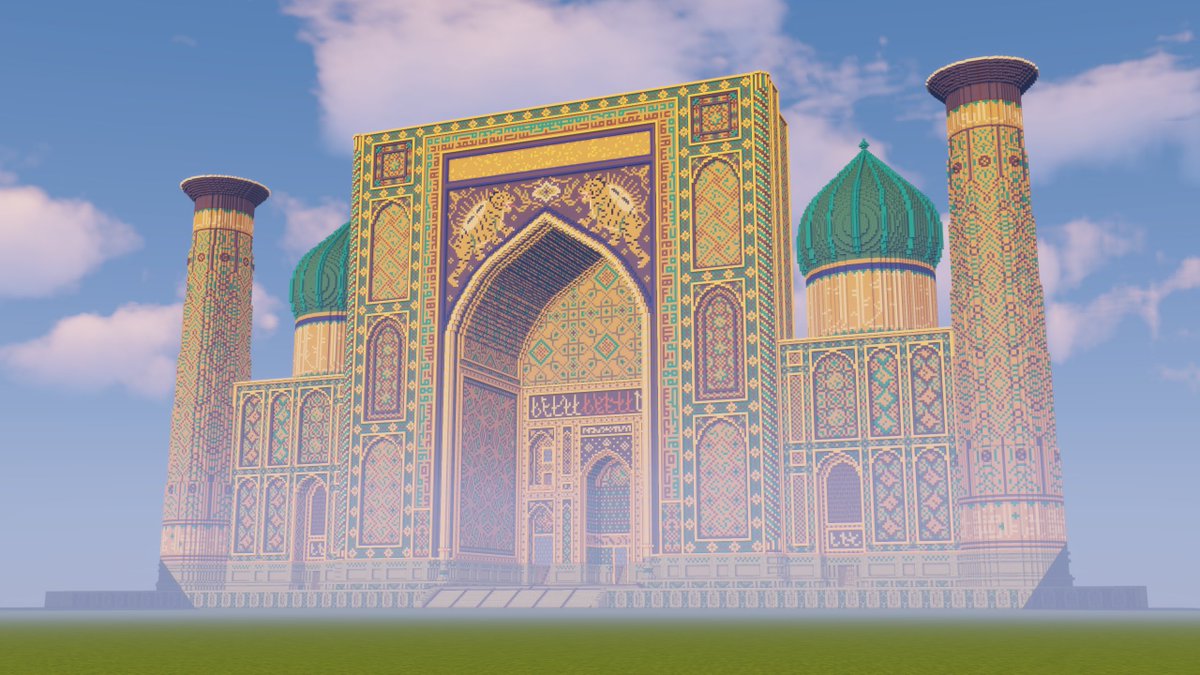 CulturalWonders's tweet photo. The Sher-Dor Madrasah is live and free to download!👇
Minecraft 1.14.4+
https://t.co/4E6D8czix8 https://t.co/Fdc7DKovlf