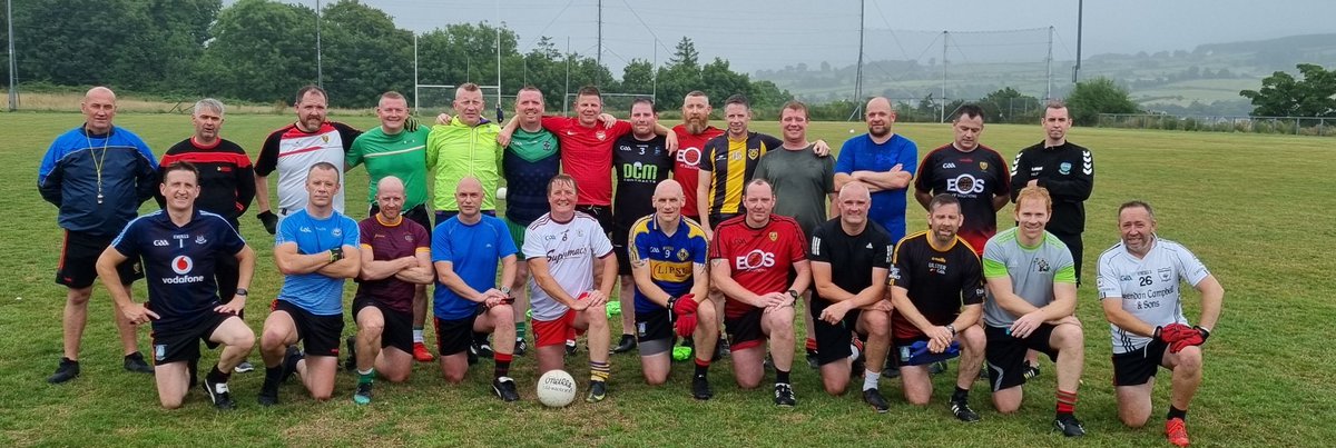 Great to see new and old faces getting together for first group session in a long time!! 
If you are turning 40 this year...we have just started again and all welcome.

Training again on Wednesday night in Mayobridge from 8.15pm and some friendlies being announced very soon.