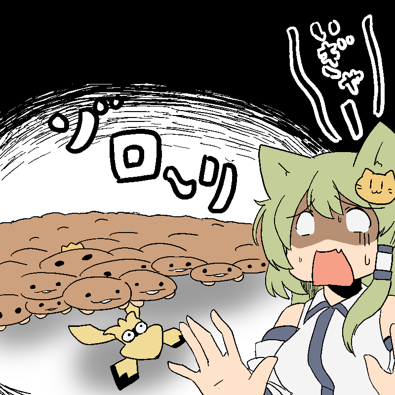 #こちの絵 
こんな世界線は嫌だ 