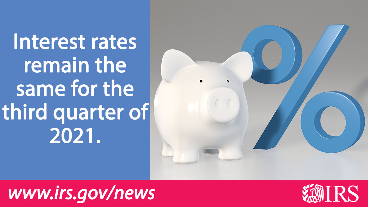 IRSnews on Twitter "IRS announcement Third quarter interest rates