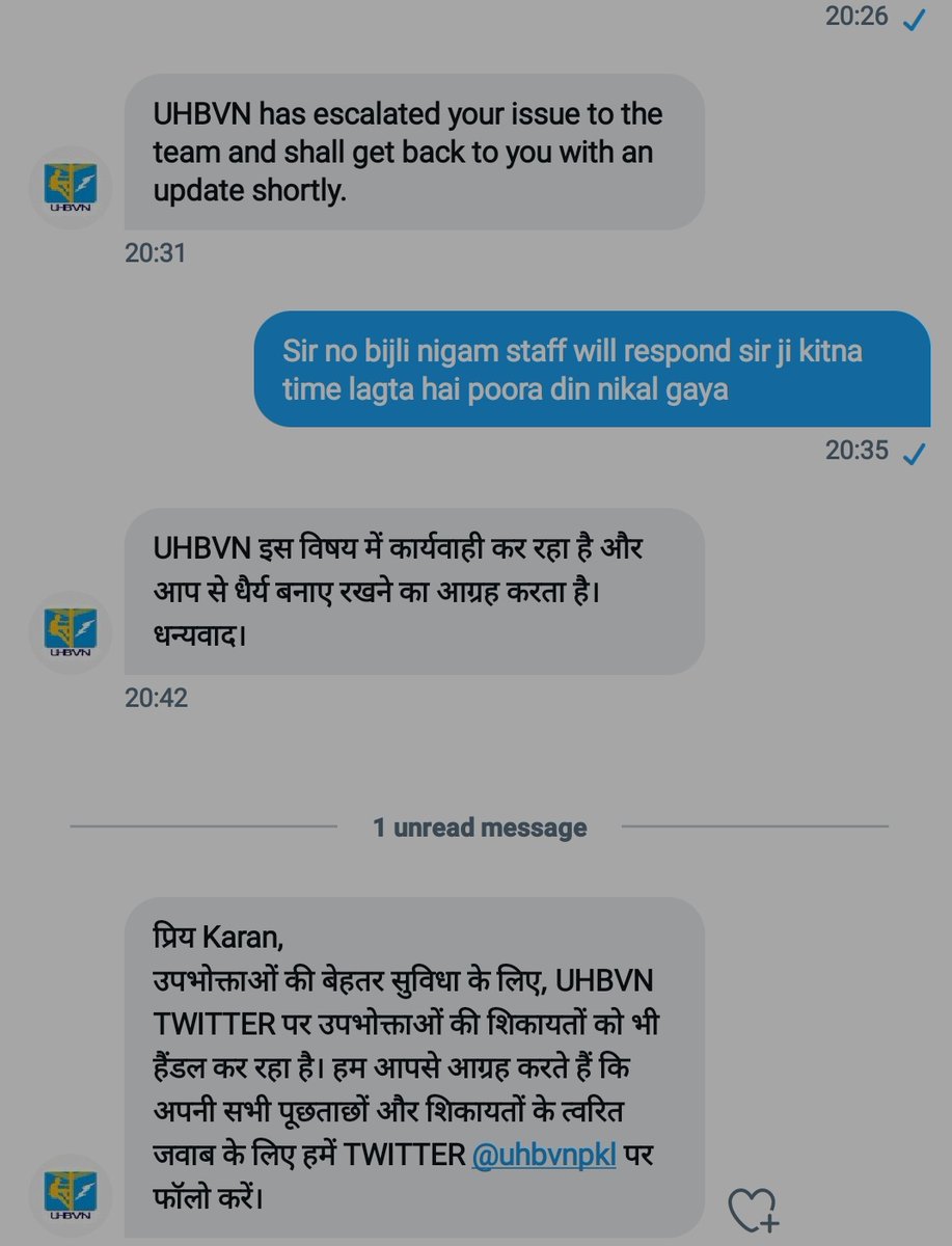 KaranCh47481155's tweet photo. @uhbvnpkl @cmohry @anilvijminister
कैसा स्टाफ है बिना सुचना के सुबह 12 बजे से बिजली कट राखी है और 50 बार शिकायत देने पर बोले हैं आपके काम में लगे हैं 1912 बराबर शिकायत देने पर मनदीप नाम का आदमी बोलता है की बिजली सुभा 12 बजे आएगी सरकार कुछ तो शर्म कर लो https://t.co/oxKNukNmgu