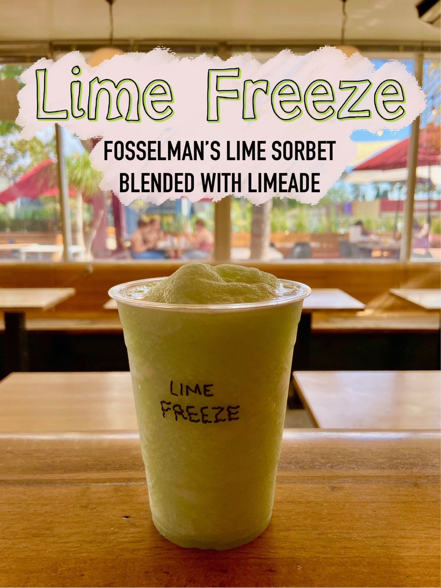 🍗BACK BY POPULAR DEMAND! The Chicken Salad Sandwich! Pulled Rotisserie Chicken, Mayo, Onions, Tomatoes, Bread &amp; Butter Pickles on  Grilled Sourdough. All Month Long!

🥤Introducing the all new Lime Freeze! Fosselman’s Lime Sorbet blended with Limeade!💚