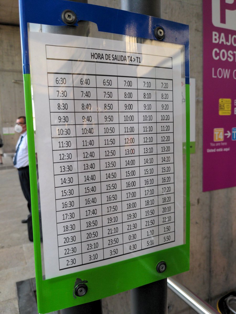 grbrba's tweet photo. @aena esto es muy poca frecuencia. Espero que retoméis las antiguas pronto. https://t.co/EWnh1cFQ6v