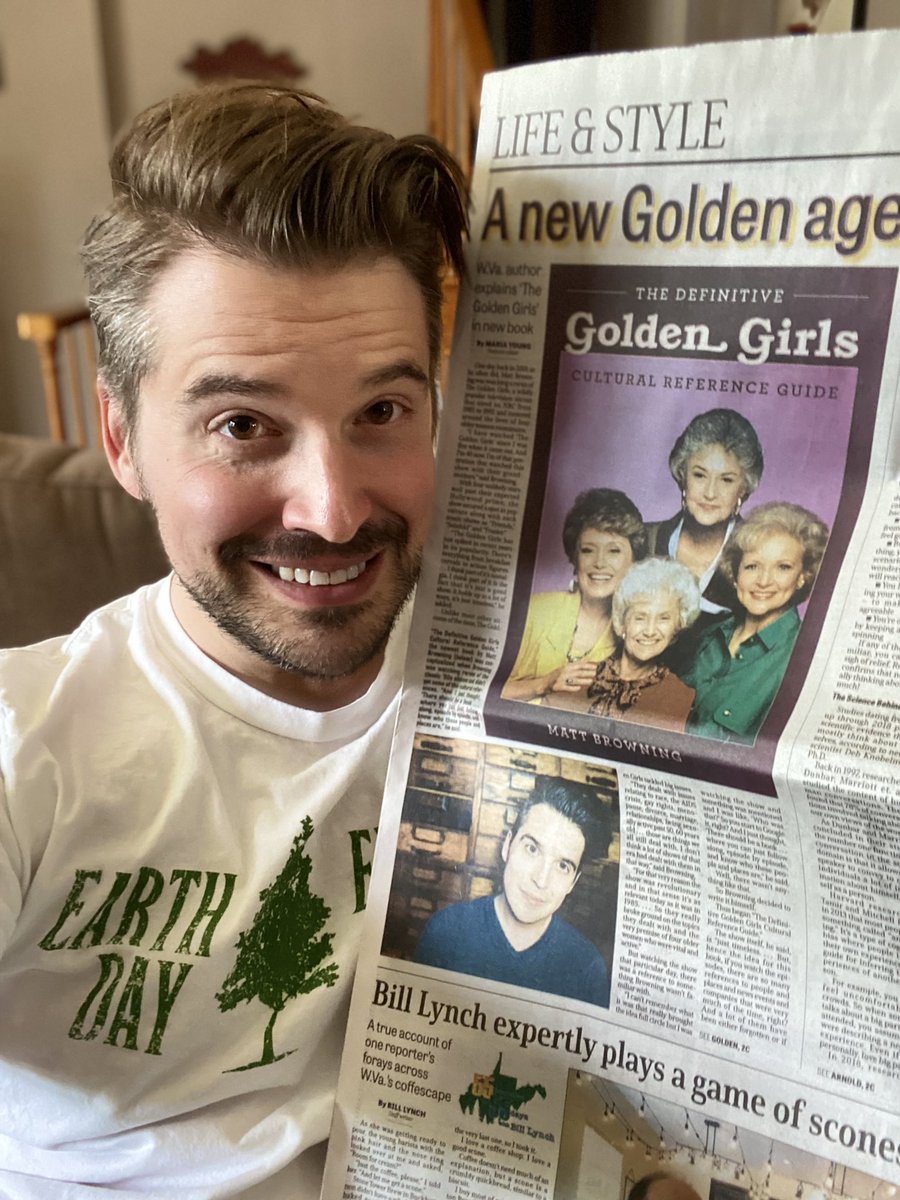 mattbrowning's tweet photo. Above the fold. #goldengirls @wvgazettemail https://t.co/2d0KLJ2xLg