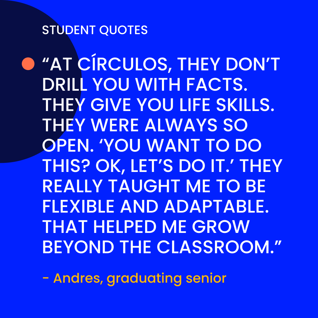 XQAmerica's tweet photo. In 2018, @circulos_sausd opened its doors with 12 students. Its aim was to provide students with a “circle” of support for students within the school and the community.

What’s it like for students to attend a high school designed just for them? 👇

https://t.co/HMJXO4orRy https://t.co/mjzlpRtvCN