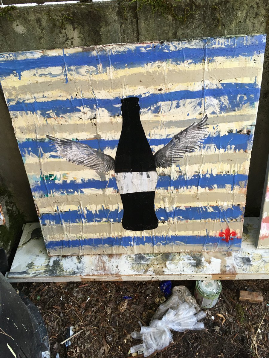 frameworldmark's tweet image. New Goo, “The Coca Cola Plan Meets Icarus” homage to Robert Rauschenberg combines.