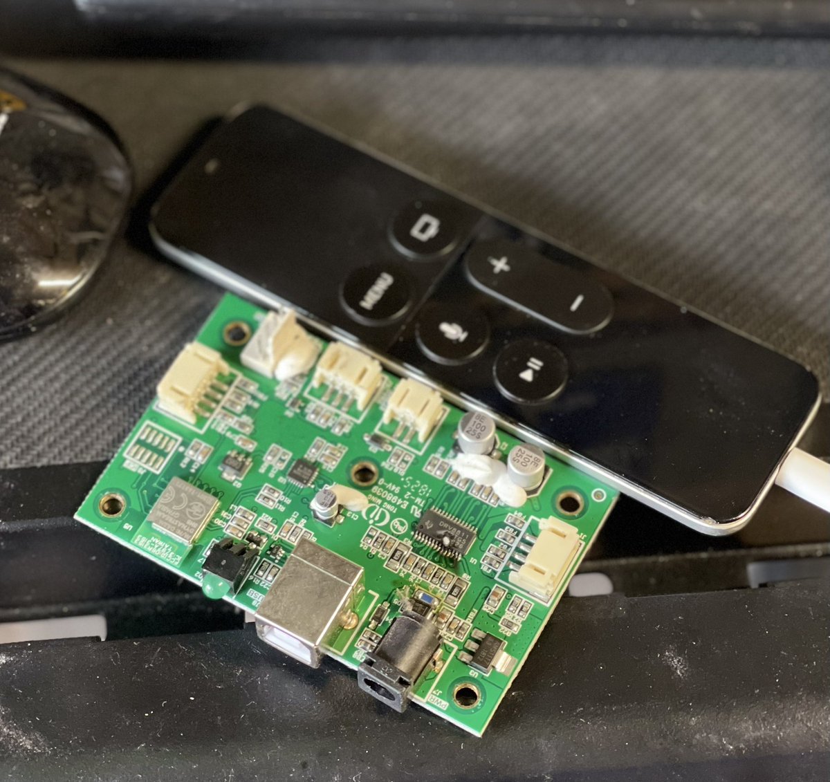 TitaniumGeek's tweet image. What’s inside a smart trainer?  Here is the brain of a smart trainer. This is from a swap out of the @KineticTrainer R1 gunning #cycling #smarttrainer #zwift