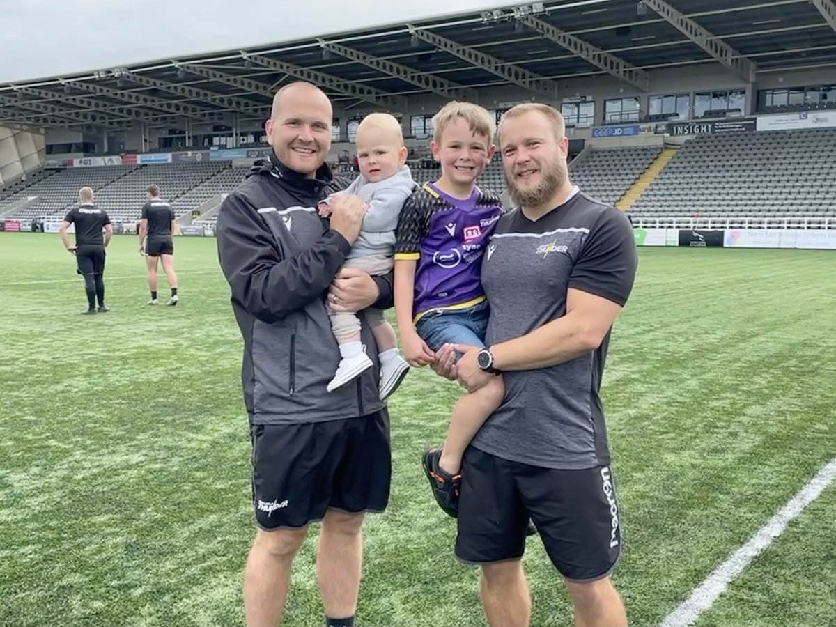 A bitter sweet day today working with my good mate  <a href="/Jonnomason85/">Jon Mason</a>  for the last time (for now...) <a href="/ThunderRugby/">Newcastle Thunder</a> 
Jon has put a huge amount of work into this club to really help lay the foundations for our future success.
Thanks for everything mate!