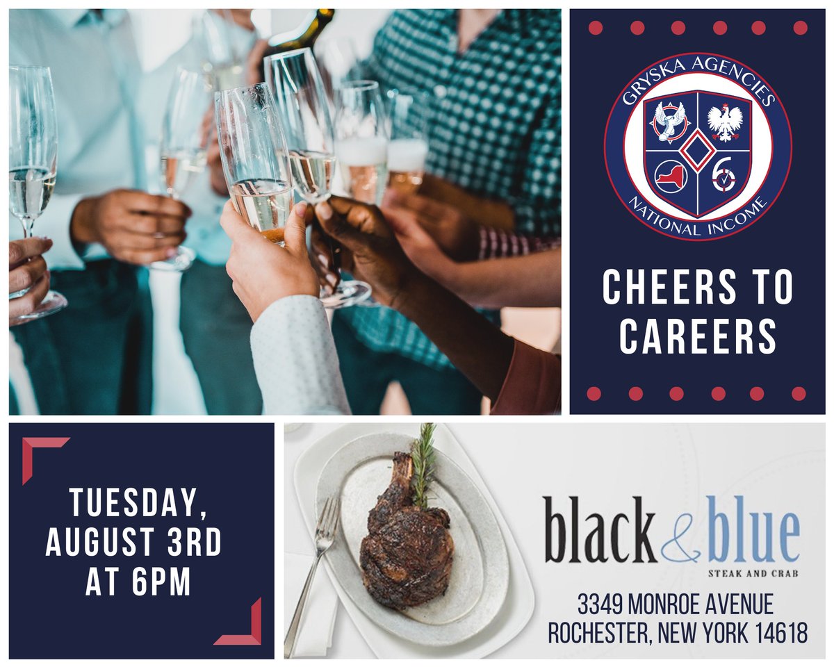 GryskaOrg's tweet image. What career path is right for you?  Discover what your #future could be with the Gryska Agencies at our upcoming Cheers to Careers event!  #DirectMessageUs #LearnMore #LookingForACareerChange