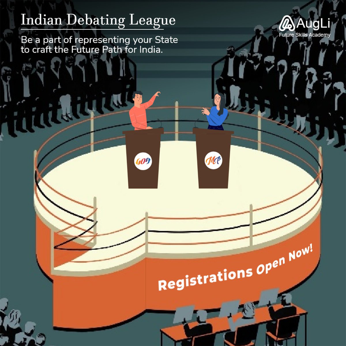 IndianDebateIDL's tweet photo. Registrations for the Indian Debating League are live NOW till the 15th of August!
Link in comment.
#letindiaspeak #indiandebatingleague #ipl #ipl2021 #debate #debatecompetition #debatememes #argument #arguments https://t.co/mGjEO6pb5C