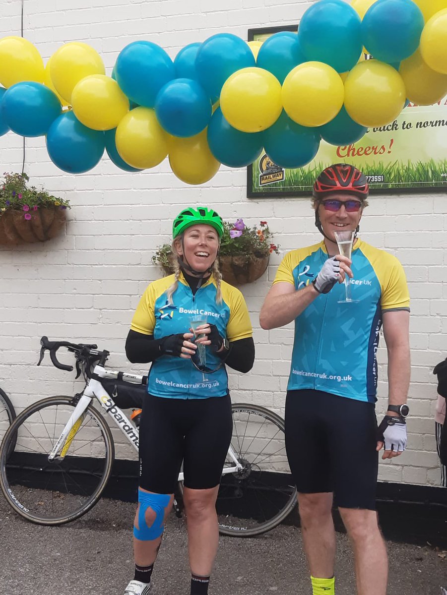 We did it! 3 days 300 miles for <a href="/bowelcanceruk/">Bowel Cancer UK</a> blown away by the support we’ve had! Totally overwhelmed!